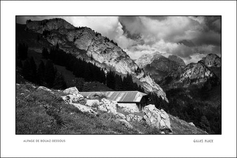 Alpage de Bouaz-Dessous Noir et Blanc