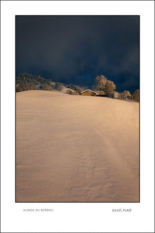 Alpage du Borbieu en hiver