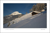 La Chapelle d'Abondance et le Mont-Chauffé en hiver