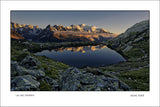 Le Lac des Chéserys et le Mont-Blanc