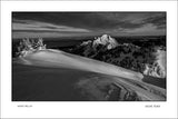 Le Mont-Billat depuis Ireuse en noir et blanc 1